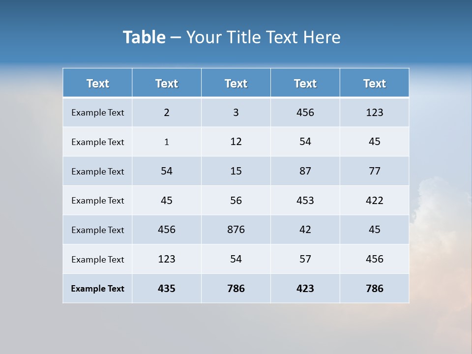 Hope Sun Sunbeam PowerPoint Template