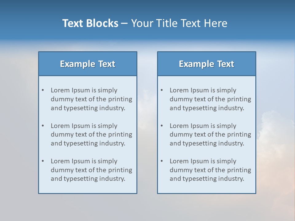 Hope Sun Sunbeam PowerPoint Template