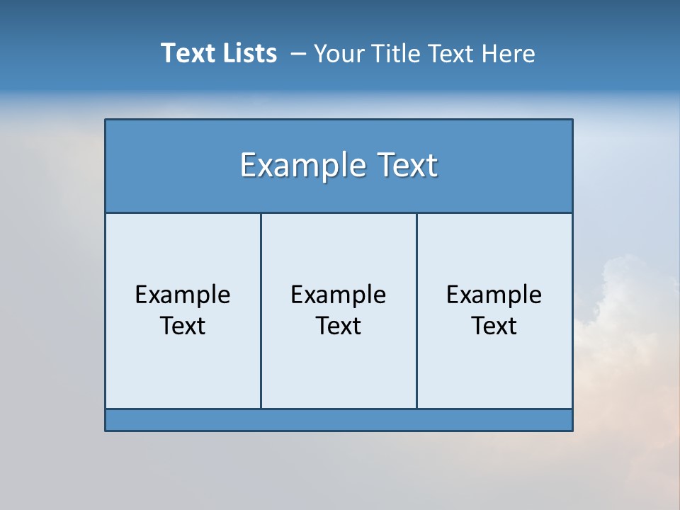 Hope Sun Sunbeam PowerPoint Template