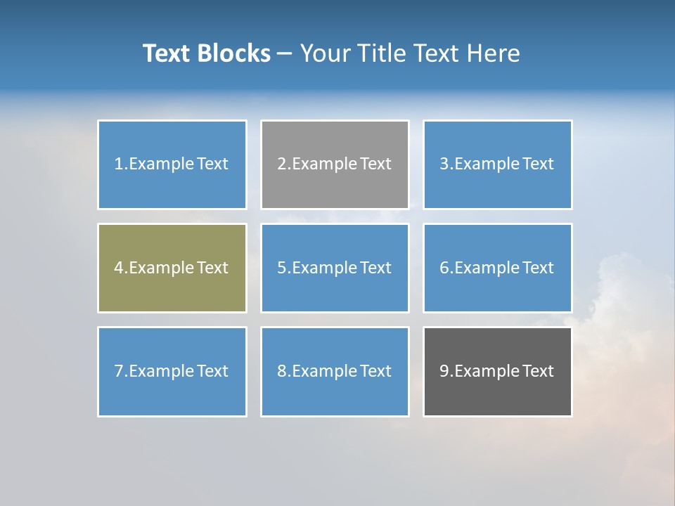 Hope Sun Sunbeam PowerPoint Template