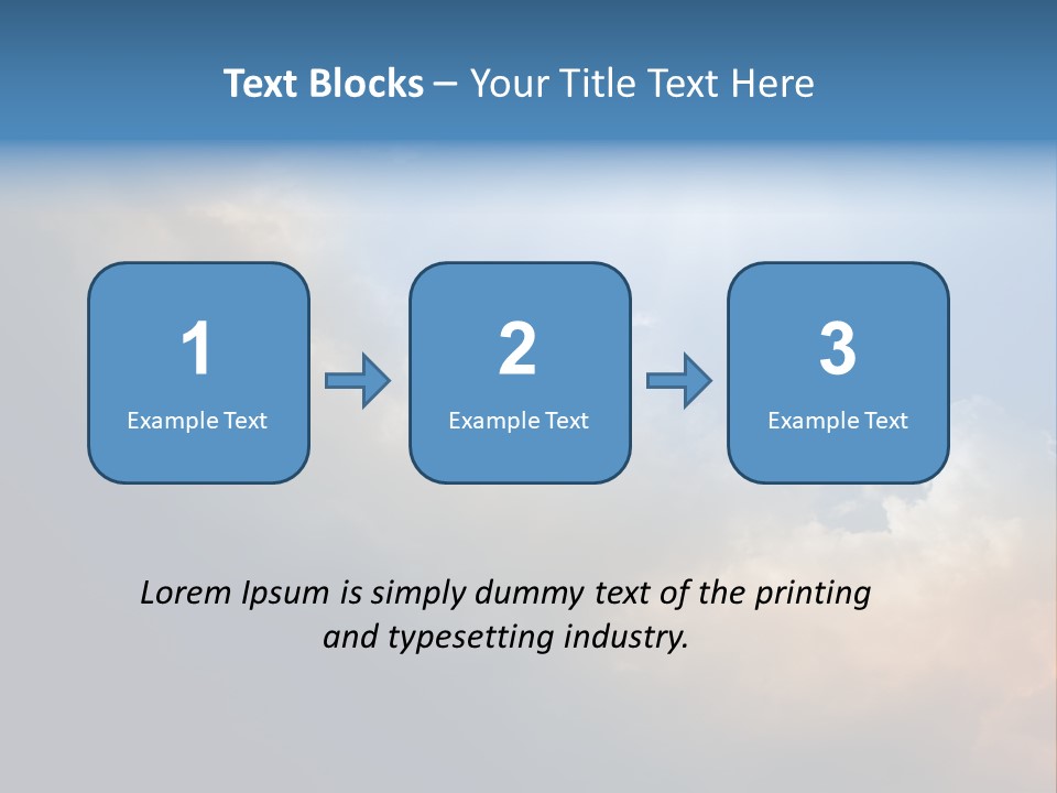 Hope Sun Sunbeam PowerPoint Template