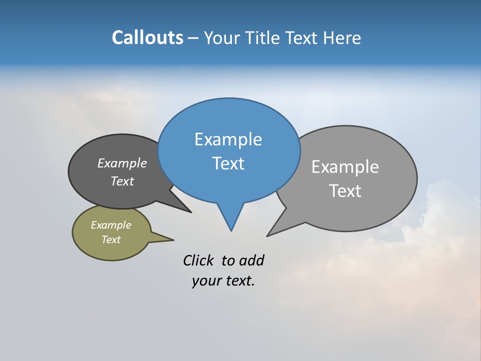 Hope Sun Sunbeam PowerPoint Template