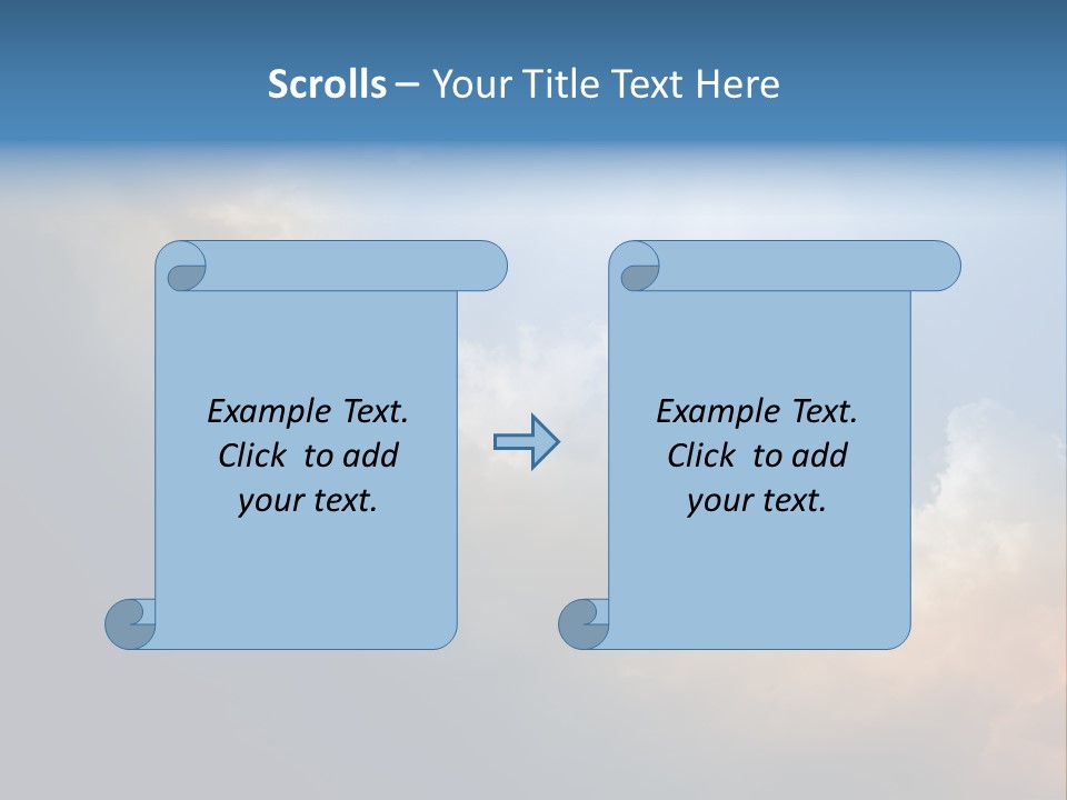 Hope Sun Sunbeam PowerPoint Template