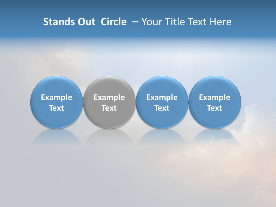 Hope Sun Sunbeam PowerPoint Template