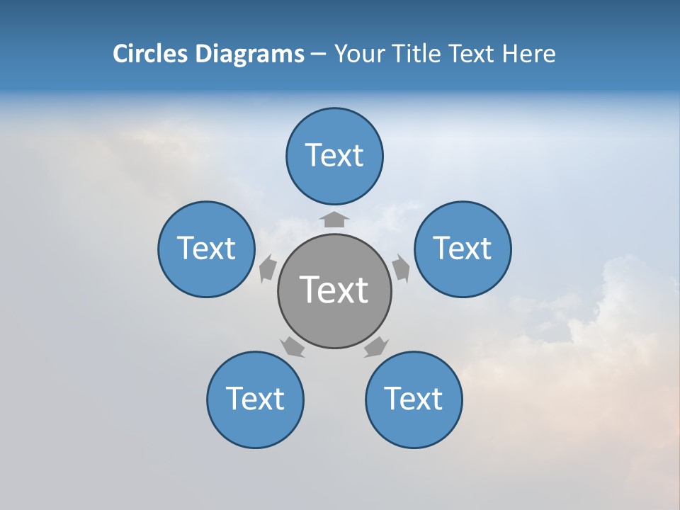 Hope Sun Sunbeam PowerPoint Template