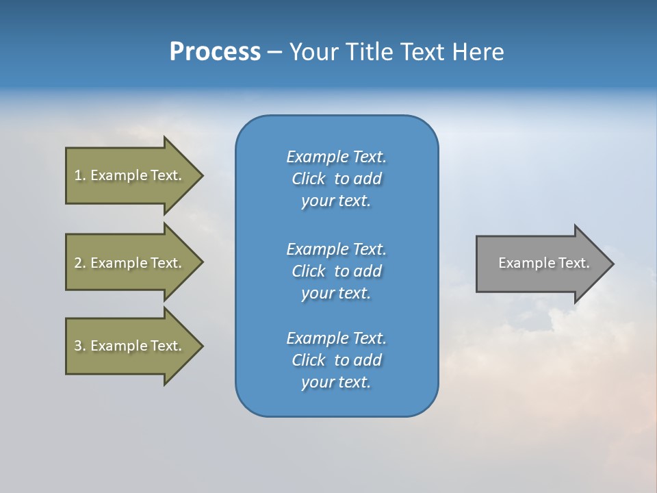 Hope Sun Sunbeam PowerPoint Template