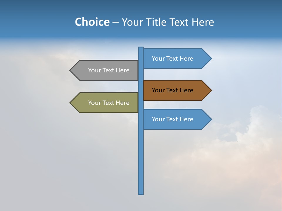 Hope Sun Sunbeam PowerPoint Template