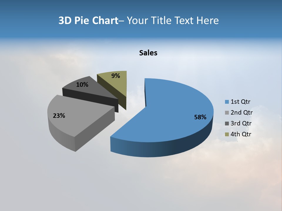 Hope Sun Sunbeam PowerPoint Template