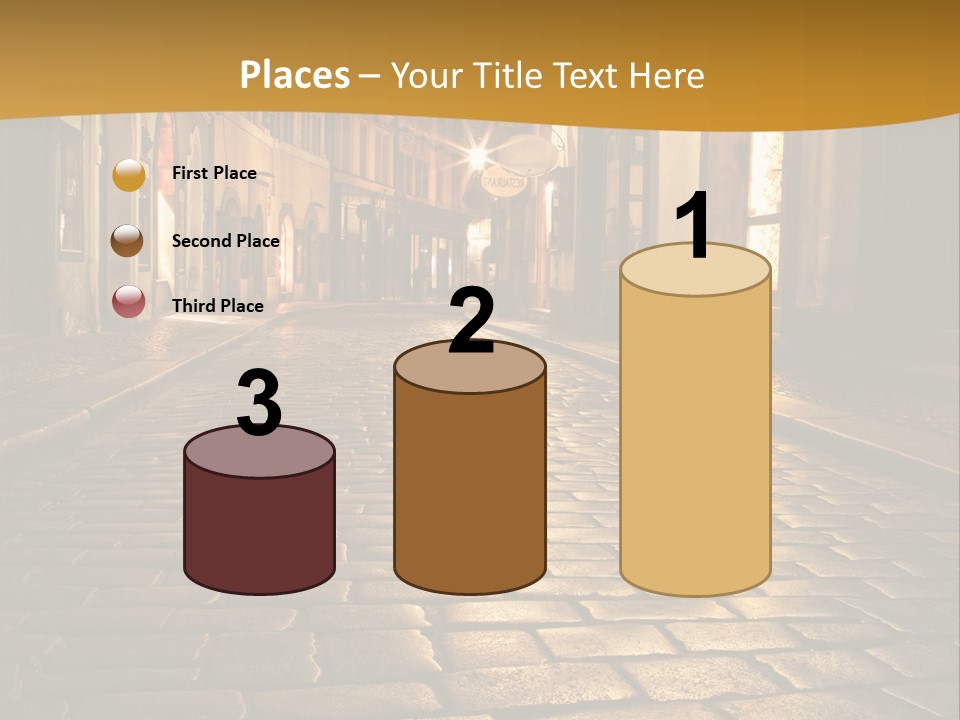 Toned Lighting Wall PowerPoint Template