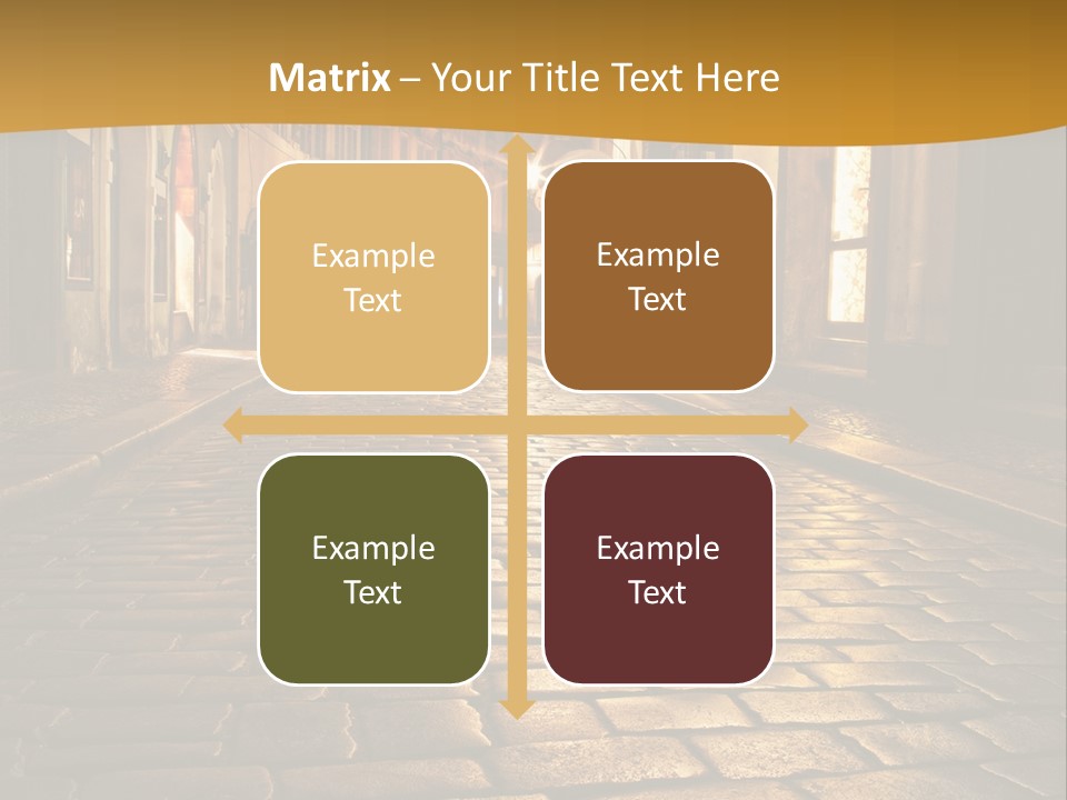 Toned Lighting Wall PowerPoint Template