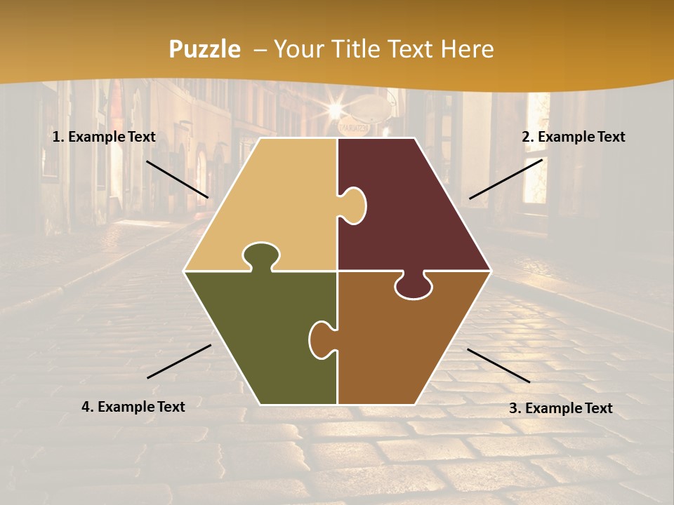 Toned Lighting Wall PowerPoint Template