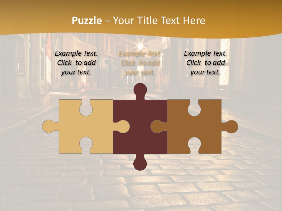 Toned Lighting Wall PowerPoint Template