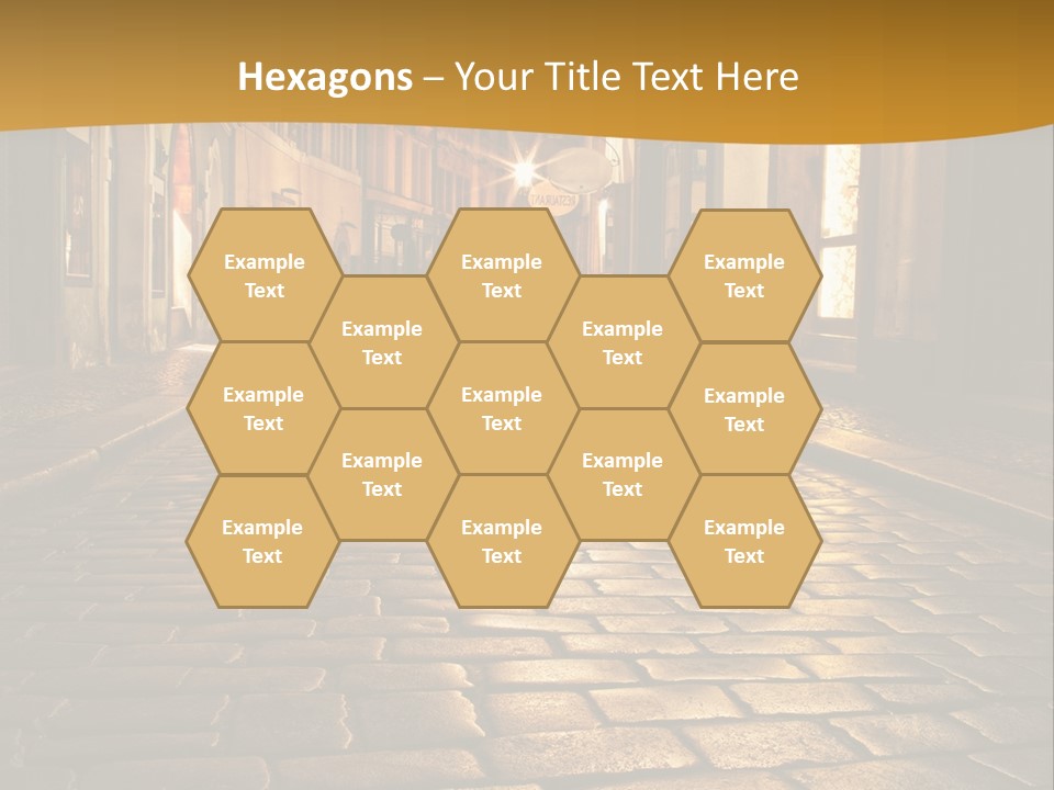 Toned Lighting Wall PowerPoint Template