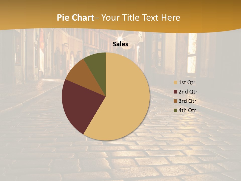 Toned Lighting Wall PowerPoint Template