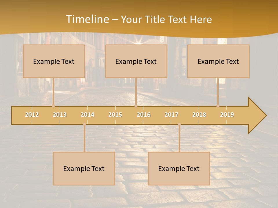 Toned Lighting Wall PowerPoint Template