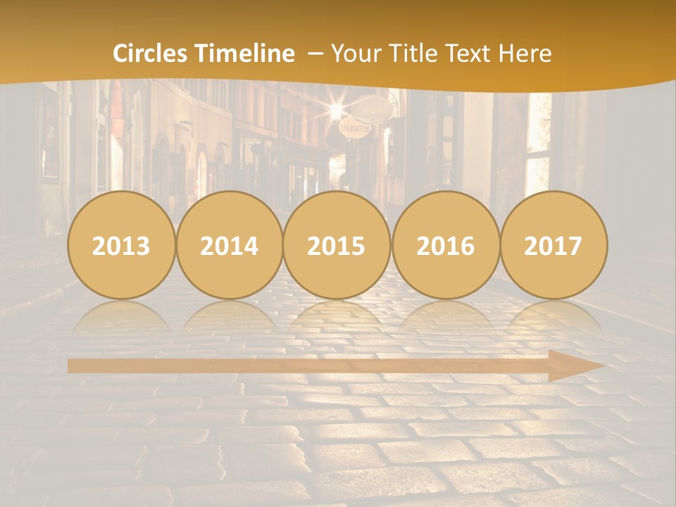 Toned Lighting Wall PowerPoint Template