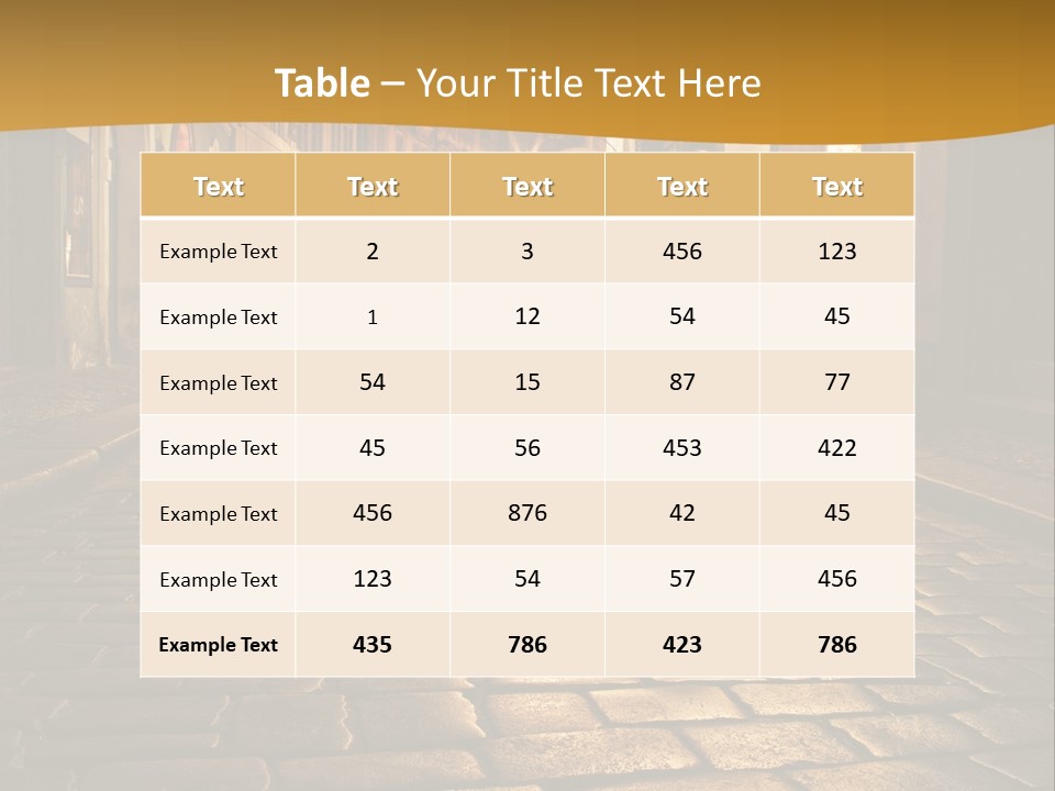 Toned Lighting Wall PowerPoint Template