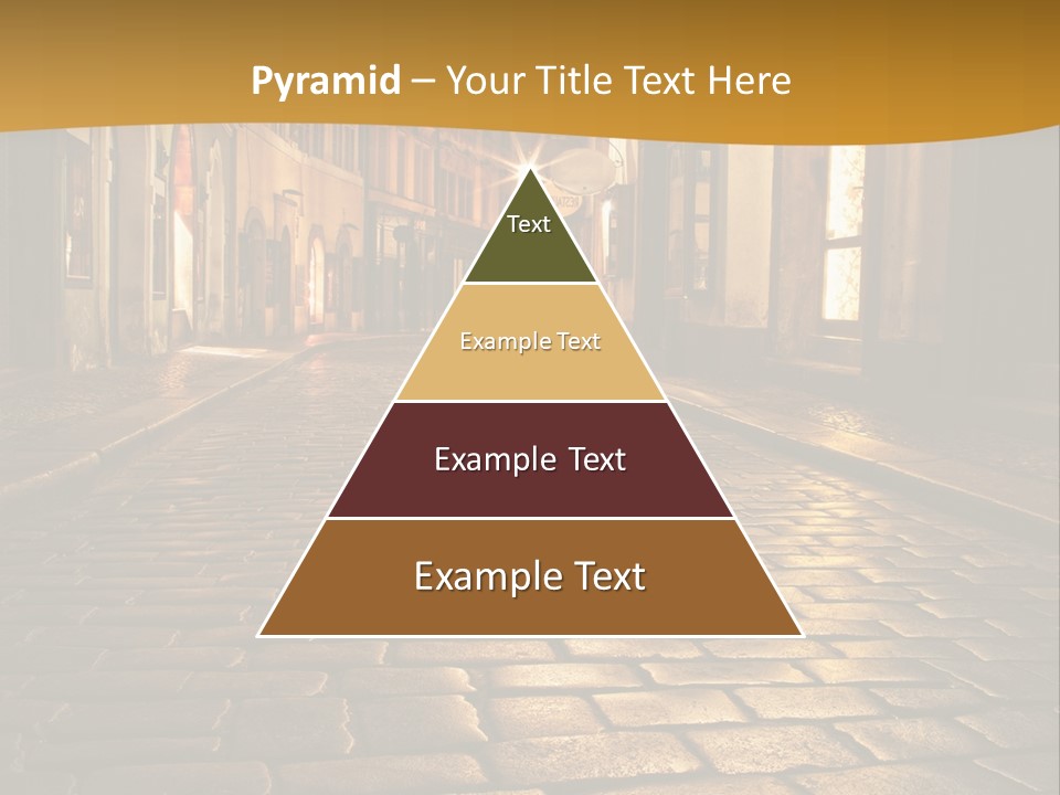 Toned Lighting Wall PowerPoint Template