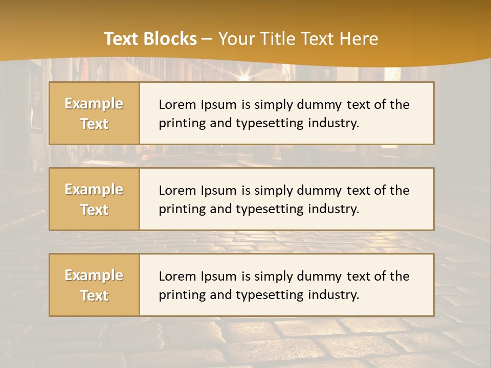 Toned Lighting Wall PowerPoint Template