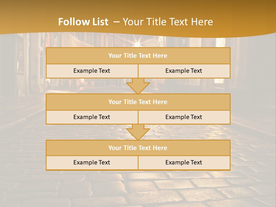Toned Lighting Wall PowerPoint Template