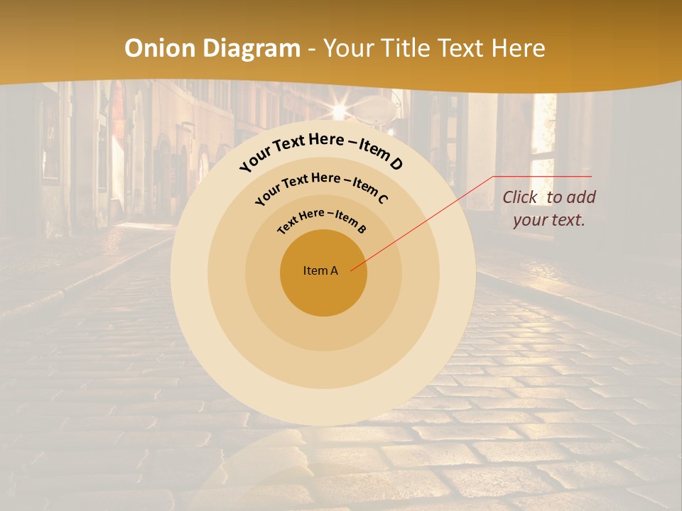 Toned Lighting Wall PowerPoint Template