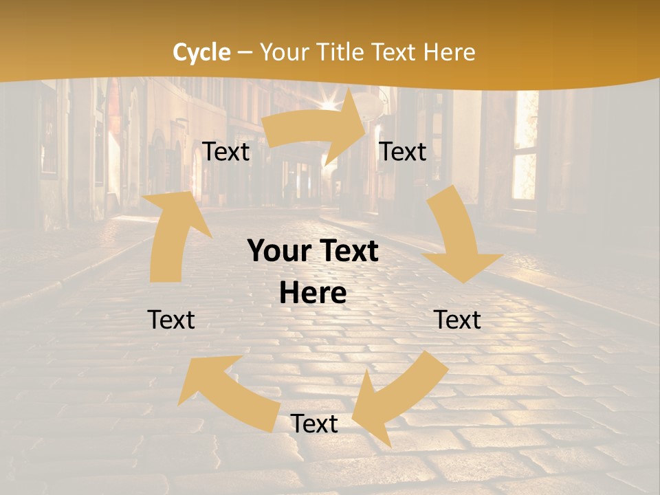 Toned Lighting Wall PowerPoint Template