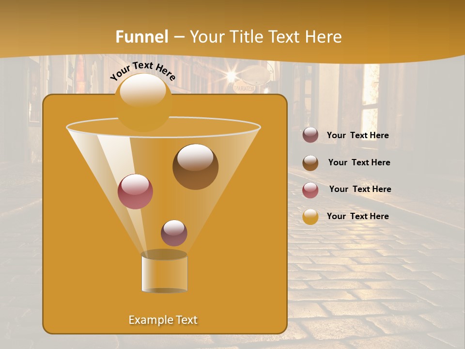 Toned Lighting Wall PowerPoint Template