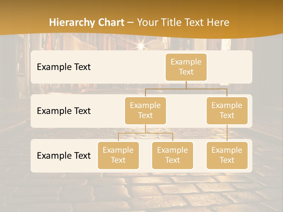 Toned Lighting Wall PowerPoint Template