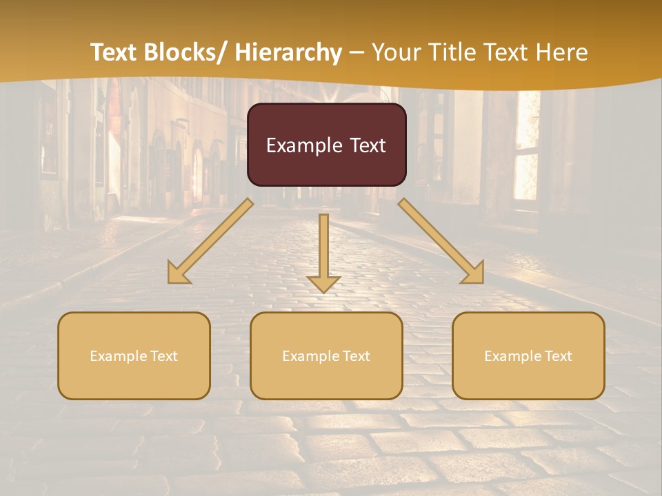 Toned Lighting Wall PowerPoint Template