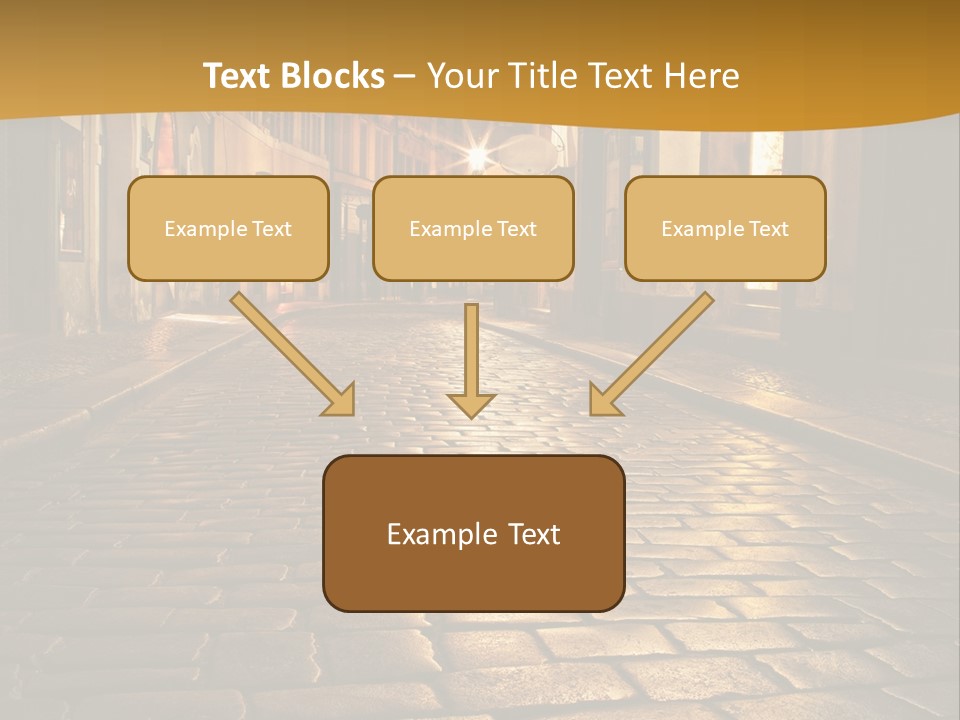 Toned Lighting Wall PowerPoint Template