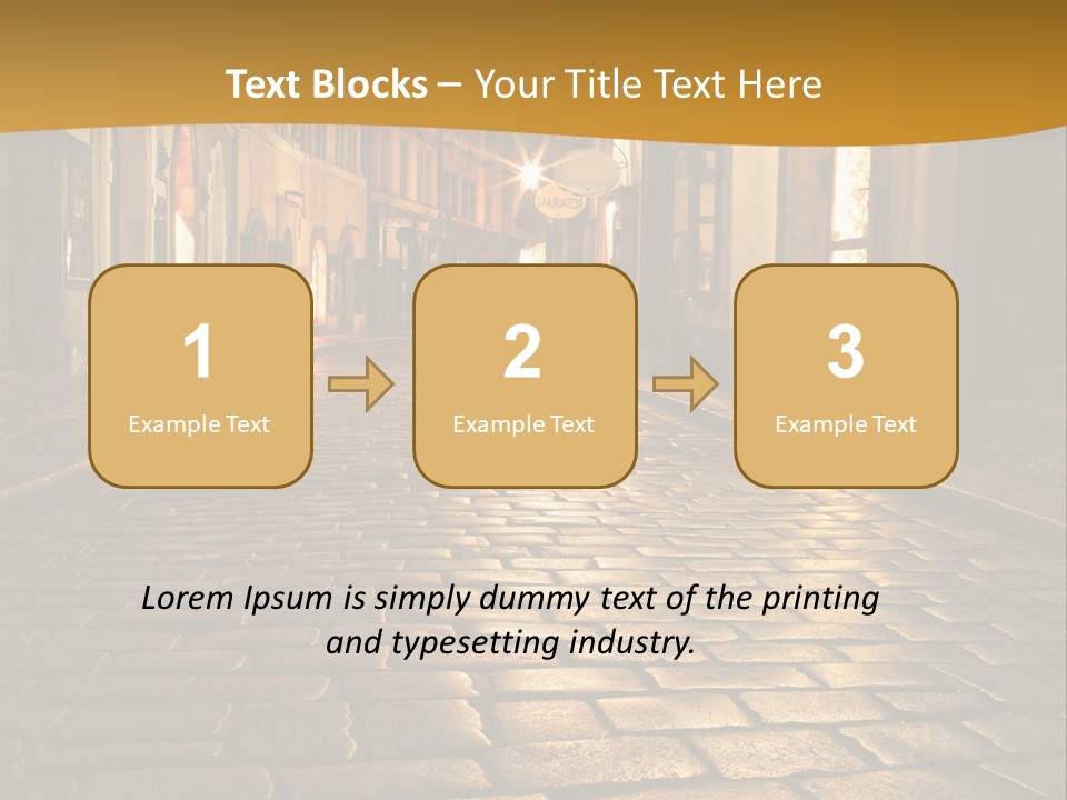 Toned Lighting Wall PowerPoint Template