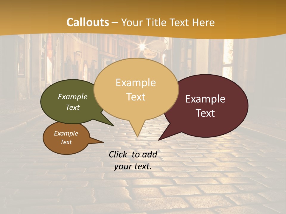 Toned Lighting Wall PowerPoint Template