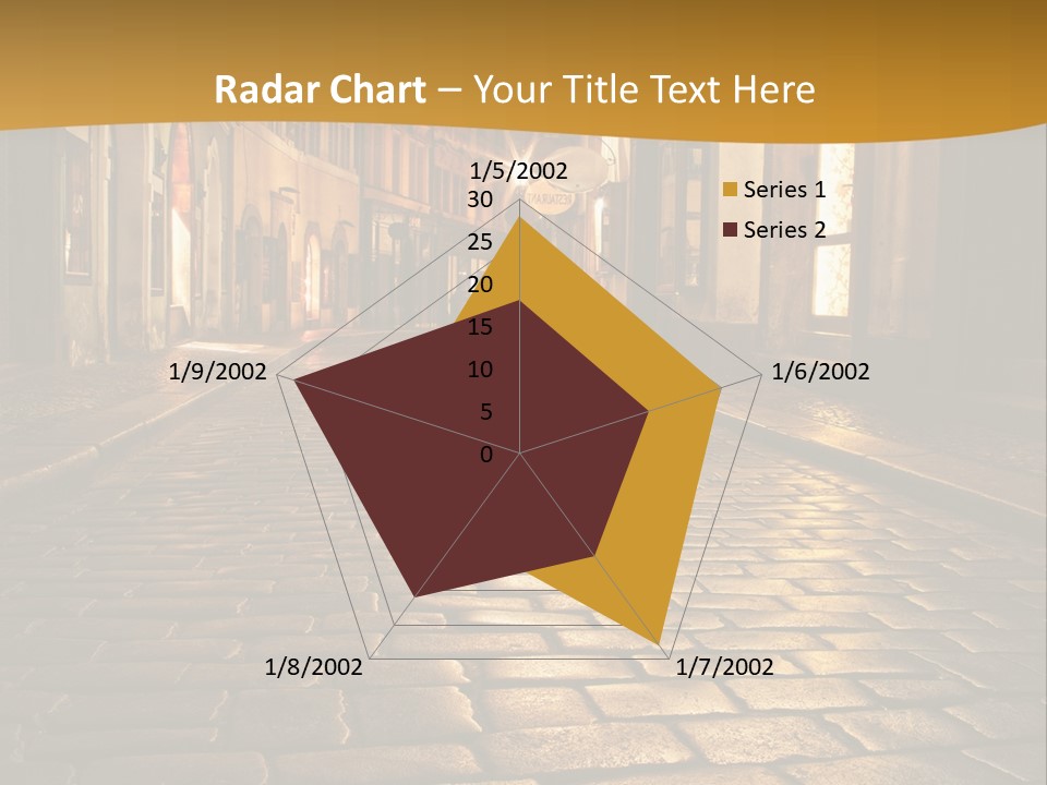 Toned Lighting Wall PowerPoint Template