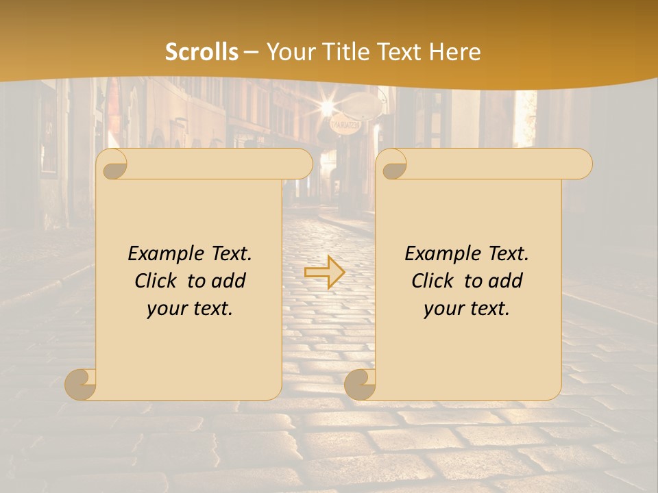 Toned Lighting Wall PowerPoint Template