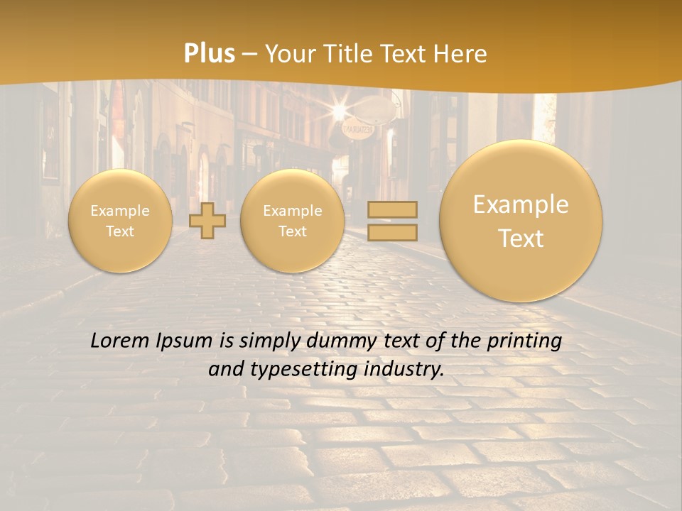 Toned Lighting Wall PowerPoint Template