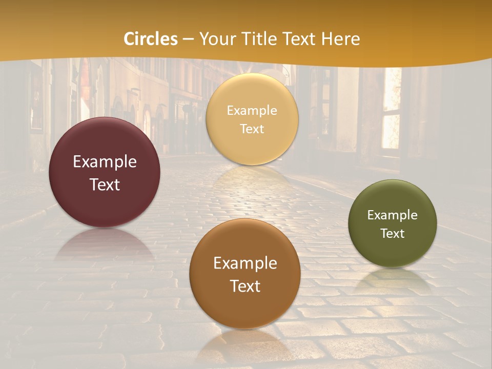 Toned Lighting Wall PowerPoint Template