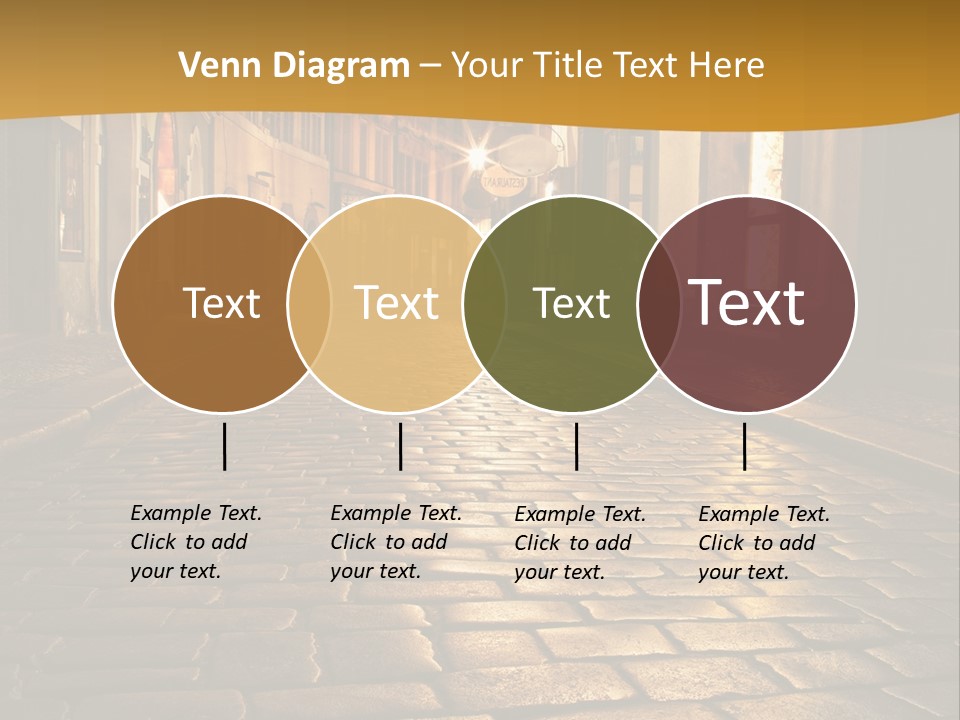 Toned Lighting Wall PowerPoint Template