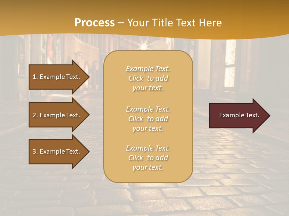 Toned Lighting Wall PowerPoint Template