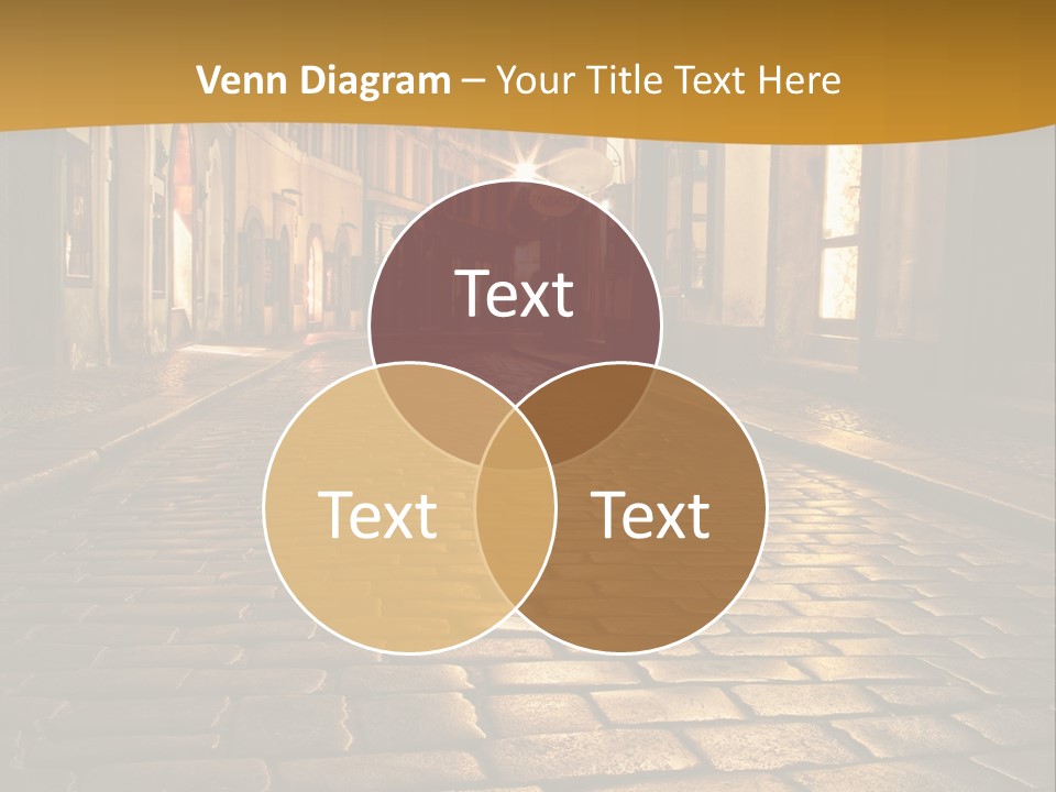 Toned Lighting Wall PowerPoint Template