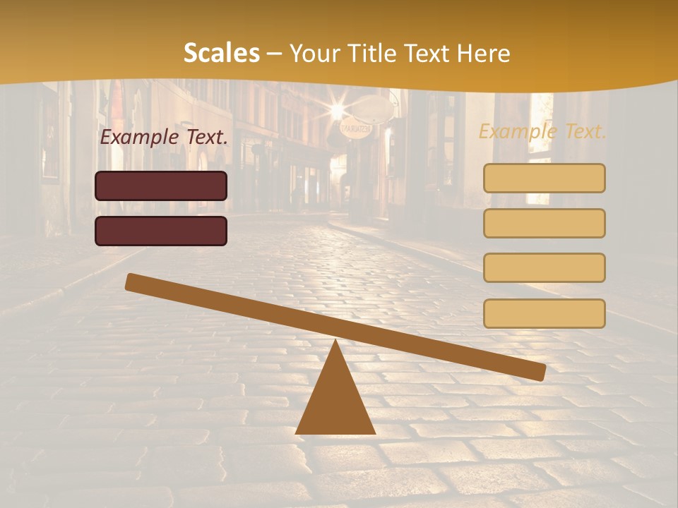 Toned Lighting Wall PowerPoint Template