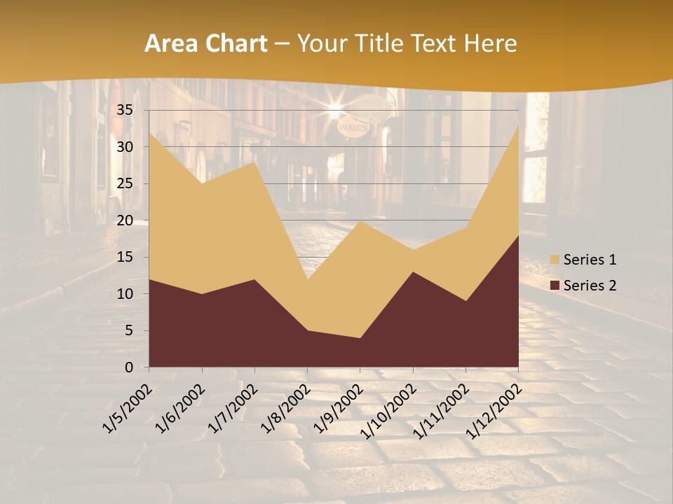 Toned Lighting Wall PowerPoint Template