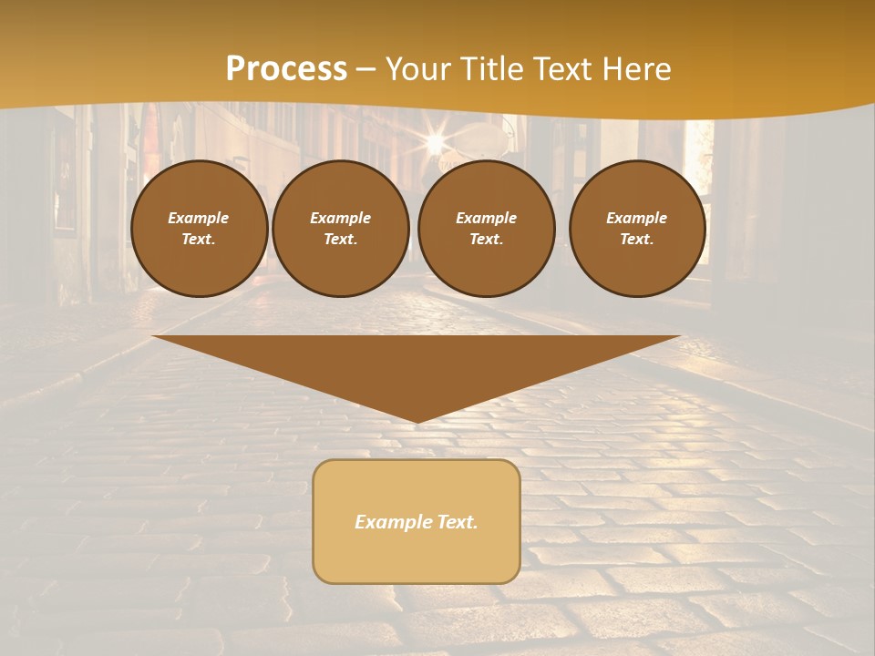 Toned Lighting Wall PowerPoint Template