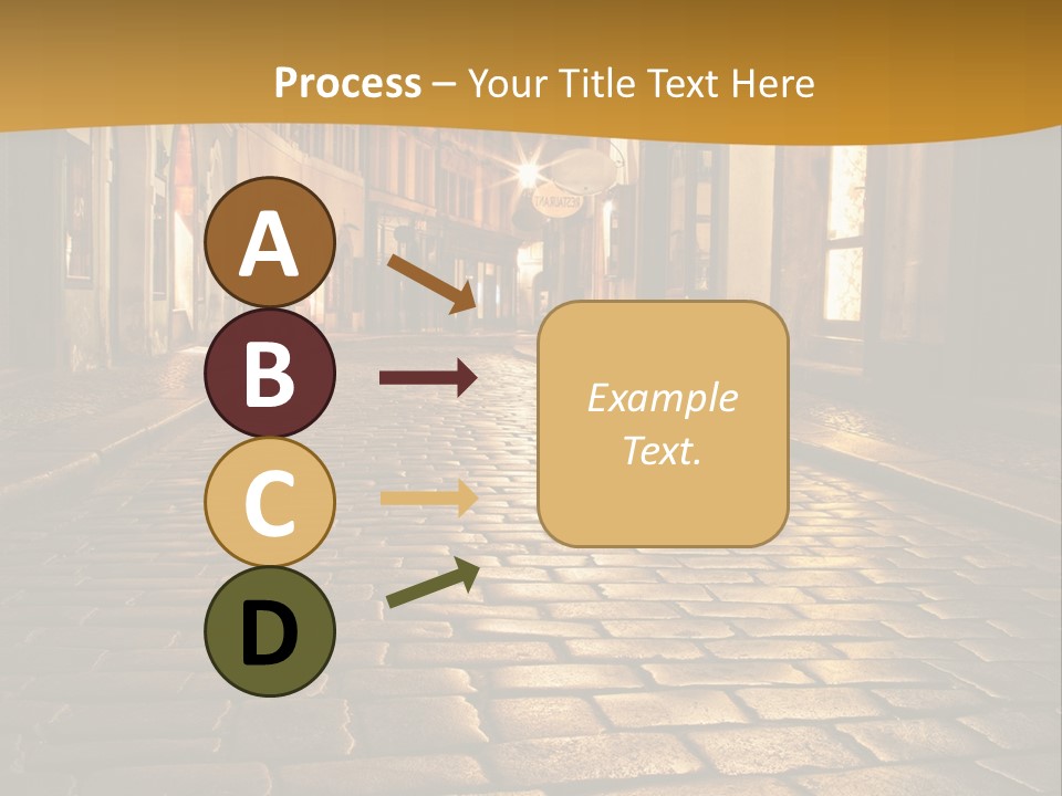 Toned Lighting Wall PowerPoint Template