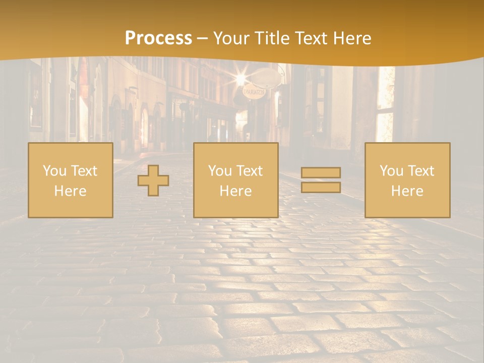 Toned Lighting Wall PowerPoint Template