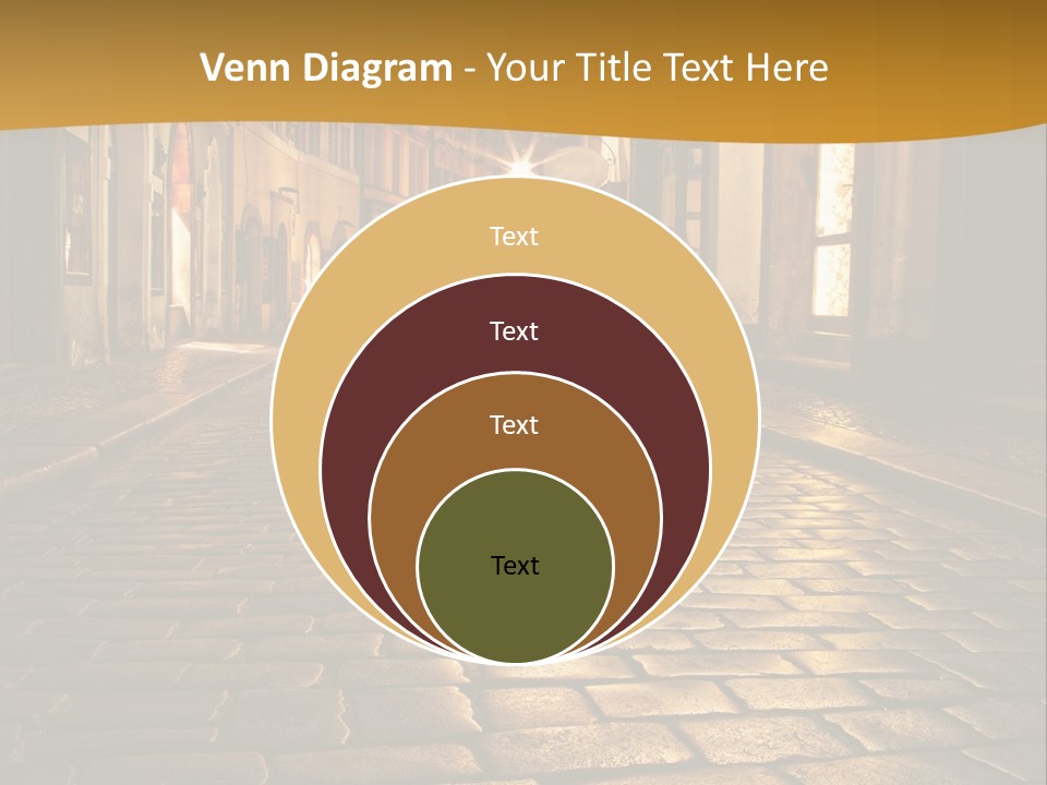 Toned Lighting Wall PowerPoint Template