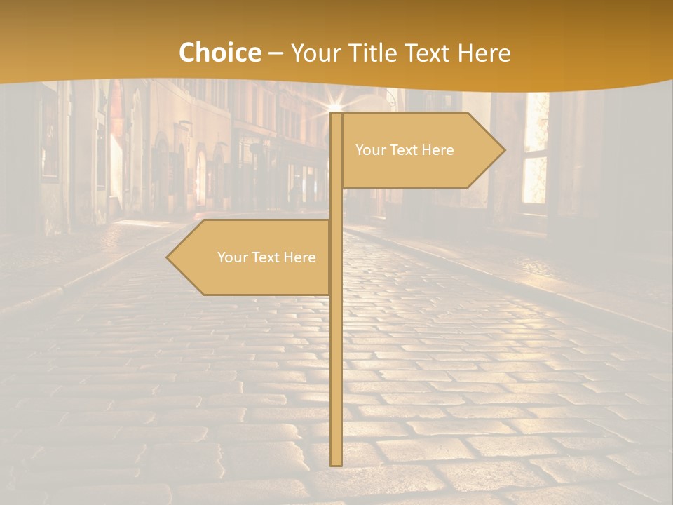 Toned Lighting Wall PowerPoint Template