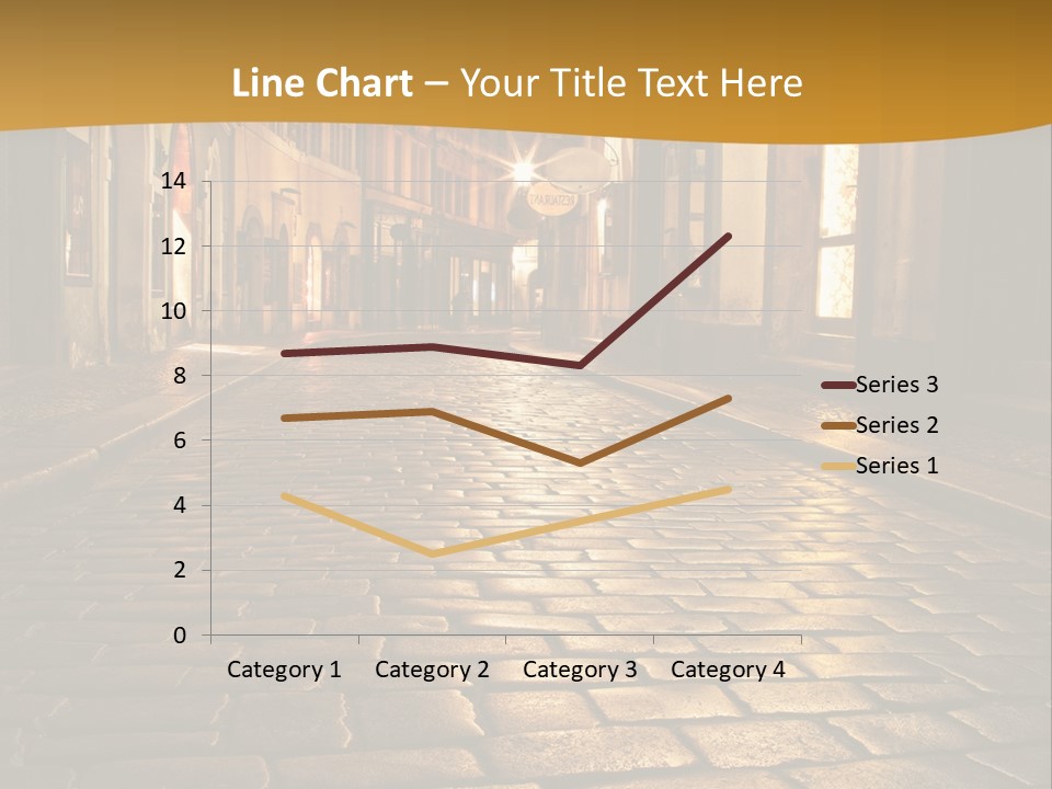 Toned Lighting Wall PowerPoint Template