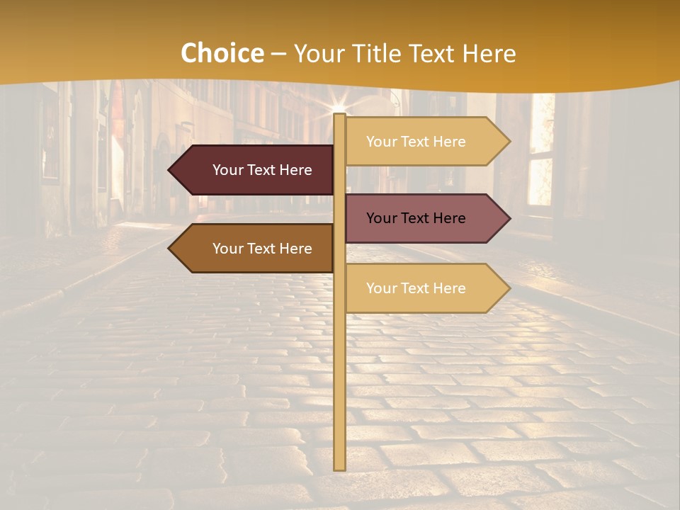Toned Lighting Wall PowerPoint Template