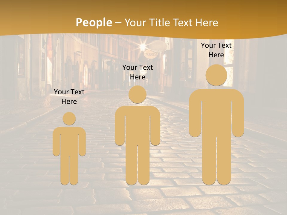 Toned Lighting Wall PowerPoint Template