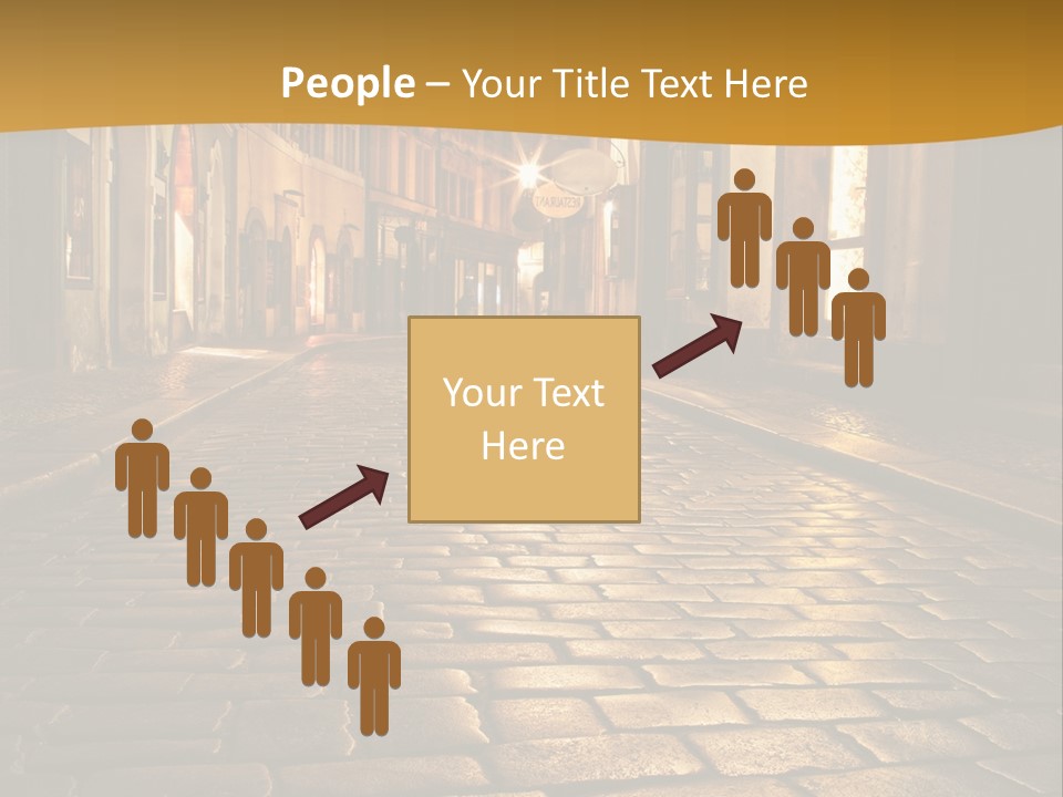 Toned Lighting Wall PowerPoint Template